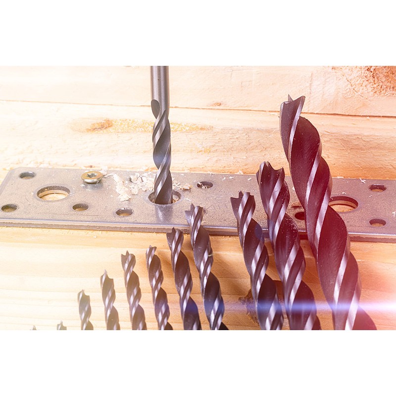 NordWolf 5/8" Brad Point Wood Drill Bit, Double Flutes Design