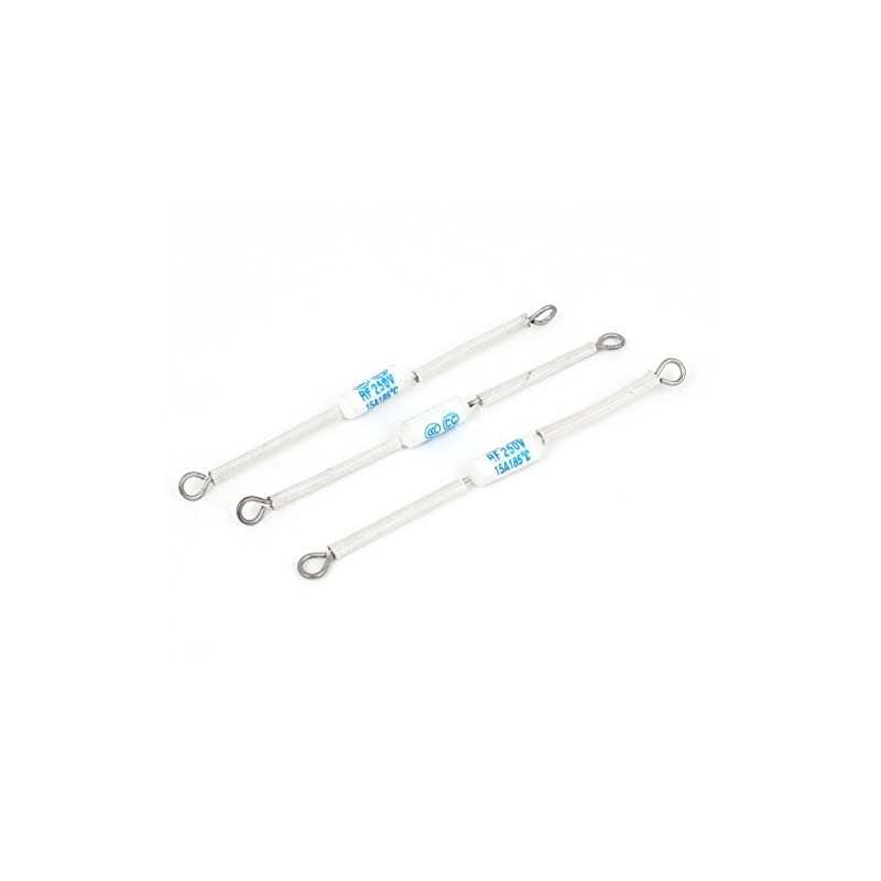 sourcing map 250V 15A 185 Celsius Circuit Protector Temperature Thermal