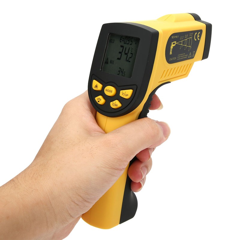 HP1300 Handheld NonContact Digital Infrared IR Thermometer Temperature Tester 501300℃(582372℉)