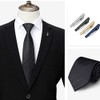 Tie Clips,4 PCS Long Tie Bar Clip Set for Men