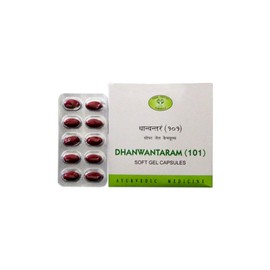 AVN AYURVEDA DHANWANTARAM (101) Soft Gel Capsules - 100 NOS - by Venus.Exports
