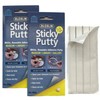Reusable Museum & Gallery Quality Adhesive Putty,- 2 Pack -