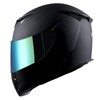 1Storm Motorcycle Full Face Helmet Skull Matte Black HJK311 +