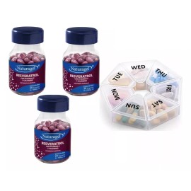 Naturagel Resveratol + Vitamina E + Colageno Naturagel C/30 Cáp Pack 3