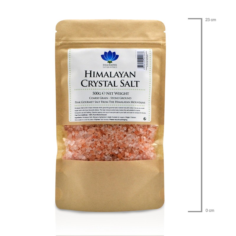 Himalayan Salt - Premium Stone Ground Coarse Salt - 500g