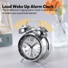 Cadmos Loud Alarm Clock for Heavy Sleepers Adults,Retro 4 Inch