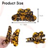 COLLIBEL Claw Clips 4.1 Inch Cute Cloud Shape Tortoise Acrylic