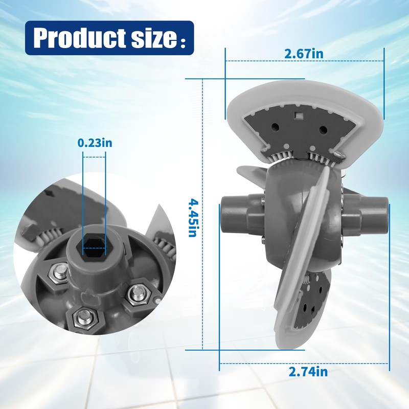 AQBB R0524900 Engine Assembly Compatible with Zodiac Baracuda MX6 MX8