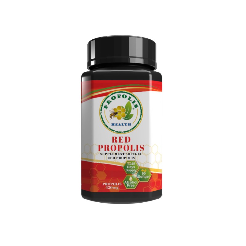 Propolis Health Red Propolis - Bee Red Propolis 90 Capsules