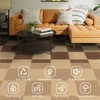 AKIVIDA 12Pcs Carpet Squares 24”x 24” Carpet Tiles Peel and