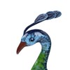 Metal Peacock Statue Realistic Easy DIY Assembly Beautiful Peacock Statue