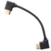 KAUMO HDMI Cable, 0.15m (15cm) Right Angle Terminal (Left /