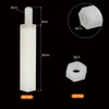 PATIKIL M2.5 40 Pack Standoff Screws Nylon Hexagonal PCB Spacer