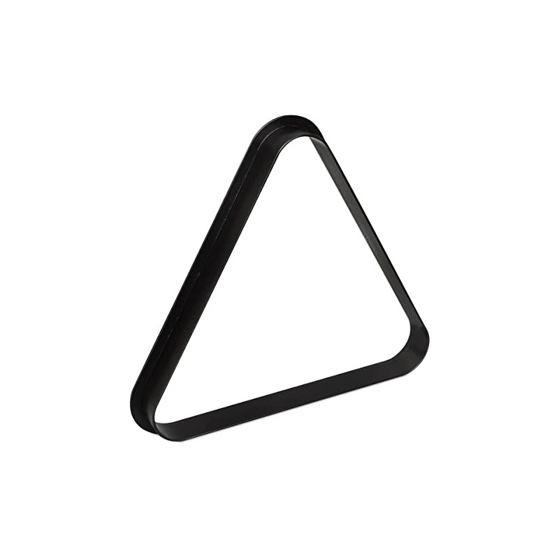 OKKO Billiard Pool Table Plastic 8 Ball Triangle Rack Black