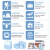 BETLLEMORY Packing Cubes 8 Sets Travel Luggage Organizers with Waterproof