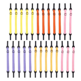 sourcing map 25pcs Glasses Strap No Tail Sunglasses Strap Holders Around Neck Adjustable Spandex Sunglasses Straps Cords Eyewear String Lanyard Retainer for Men Women Children, Multicolor