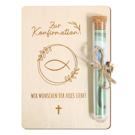BOFUNX For Confirmation Money Gifts Wooden Packaging with Test Tubes Funny Confirmation Money Packaging Gifts Money Gifts for Girls Boys