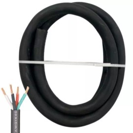 WindyNation 3 Ft. 8/4 8 AWG Gauge 4 Conductor SOOW Cable Wire 600V Portable Power Cable