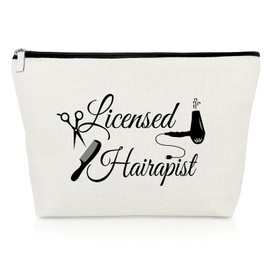 Hair Stylist Gifts for Women Makeup Bag Hairdresser Gifts Appreciation Gifts for Hairstylist Gifts for Coworkers Thank You Gifts for Salon Barber Christmas Graduation Gift Travel Bag Cosmetic Pouch