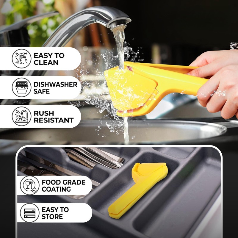 Lemon Squeezer - Hand Press for Citrus Fruits, Lemon Squeezer,