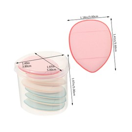 Outanaya 7Pcs Mini Makeup Puff Breathable Finger Sized Powder for Efficient Application Soft and Skin Friendly Cosmetic Tool for Various Skin Types for Special
