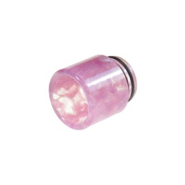 Armerah Abstract 810 Drip Tip eCig Mouthpiece Short/Wide Epoxy Resin Single Pink