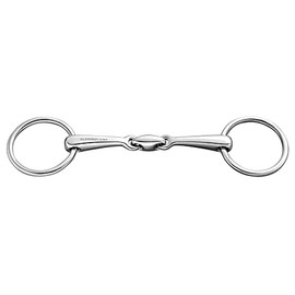 Sprenger 4090412556 showing weymouth Lozenge bradoon bit, stainless steel 56