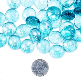 Bond 67982 Round Lavaglass Bodega, Blue - Pack of 4