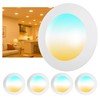 Chasikeo 4 Pack 5/6 Inch LED Disk Lights, Dimmable Flush