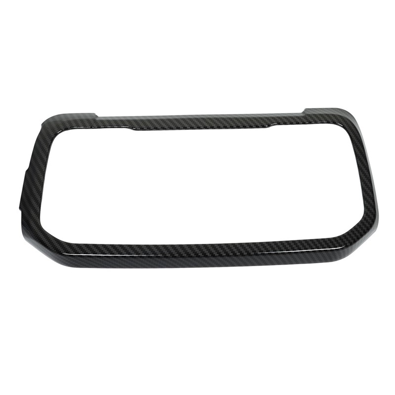 Dashboard Panel Decorative Trim Carbon Fiber Look Easy Clean Replacement