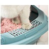Semi Enclosed Cat Litter Box Odor Insulation Prevent Slip Large