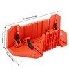 Caja de Ingletes para Sierra, Guía de Corte de Grado
