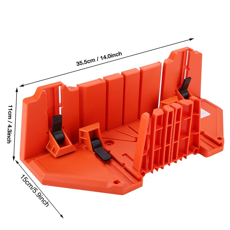 Caja de Ingletes para Sierra, Guía de Corte de Grado
