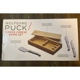 Wolfgang Puck NEW Wolfgang Puck 3 Piece Cheese Knife Set NIB