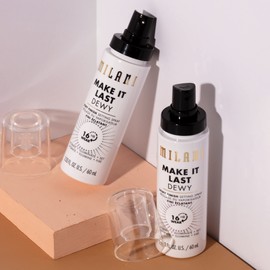Milani Milani Make It Last Dewy - Dewy Finish Setting Spray - 3 in 1- Hydrate + Illuminate + Set, Makeup Finishing Spray - Makeup Primer & Hydrating Setting Spray - 2 Pack