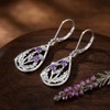Scottish Thistle Earrings for Women Scottish Thistle Jewelry Gifts 925
