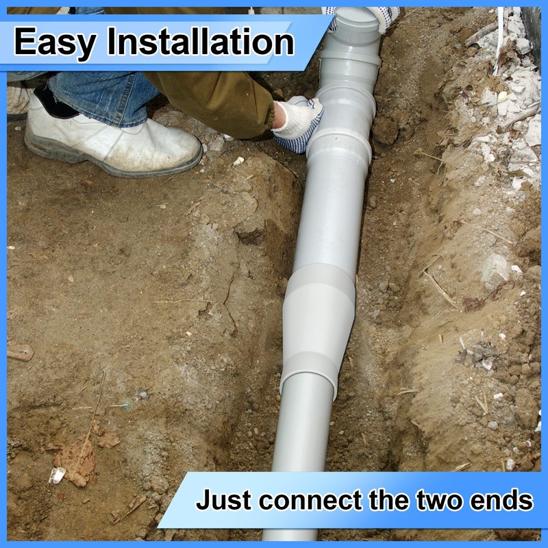 Pushglossy 6" X 4" 429-E Series PVC Pipe Fitting Eccentric