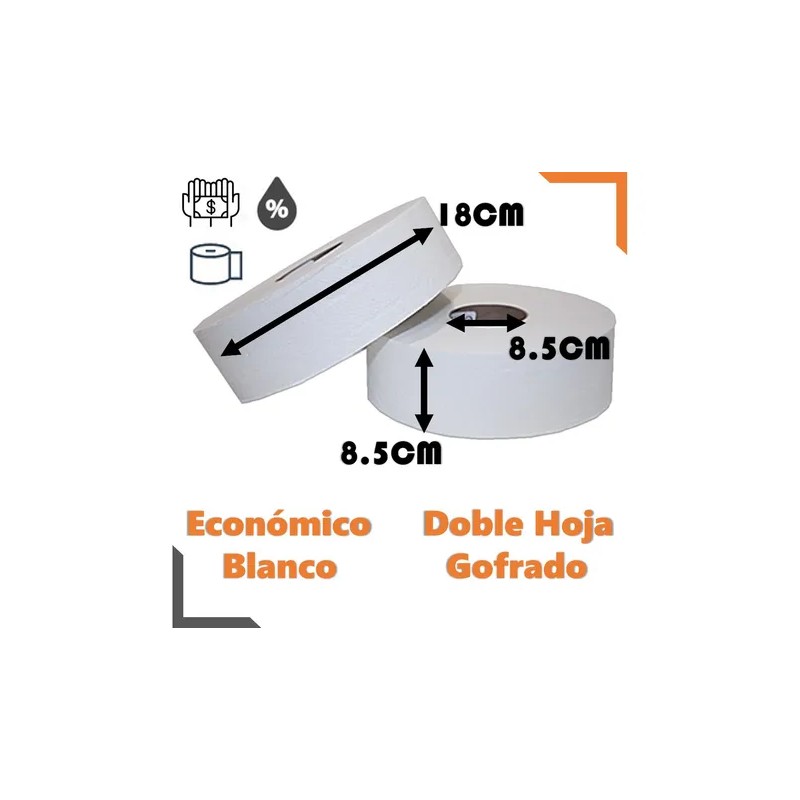 INSTITUCIONAL HIGIENICO Bobinas - Unidad - 1 - 12 -