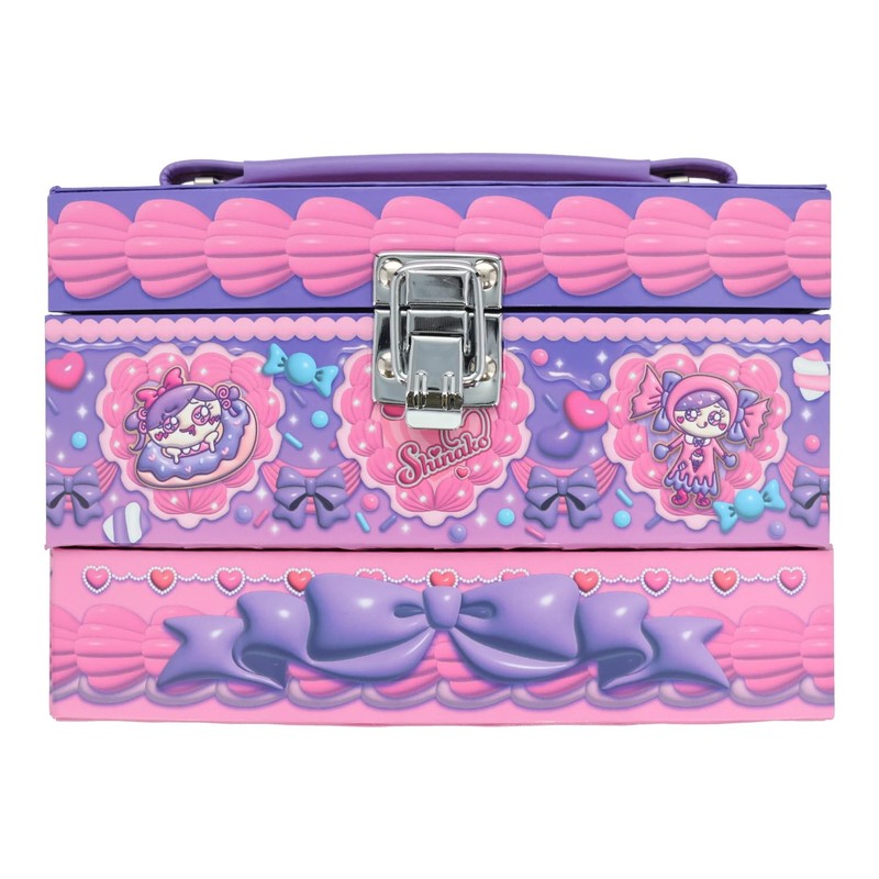 Shobido Ninko-chan Collaboration Kids' Cosmetics Makeup Box Set, Lip, Cheek,