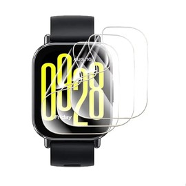 CUFEREDU 5Pcs Hydrogel Film Screen Protector for Xiaomi Redmi Watch 5 Active/Lite Smartwatch Soft HD Clear TPU Film Touch Sensitive, Self-Healing, Anti-Scratch, Ultra-Thin, Easy Installation