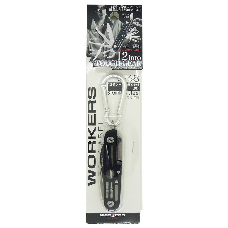 Adventure Club Kobo WL 12 Toku Tool with Carabiner Black