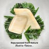 Eco Leaf 10 & 7 inch 50pcs Palm Leaf Square