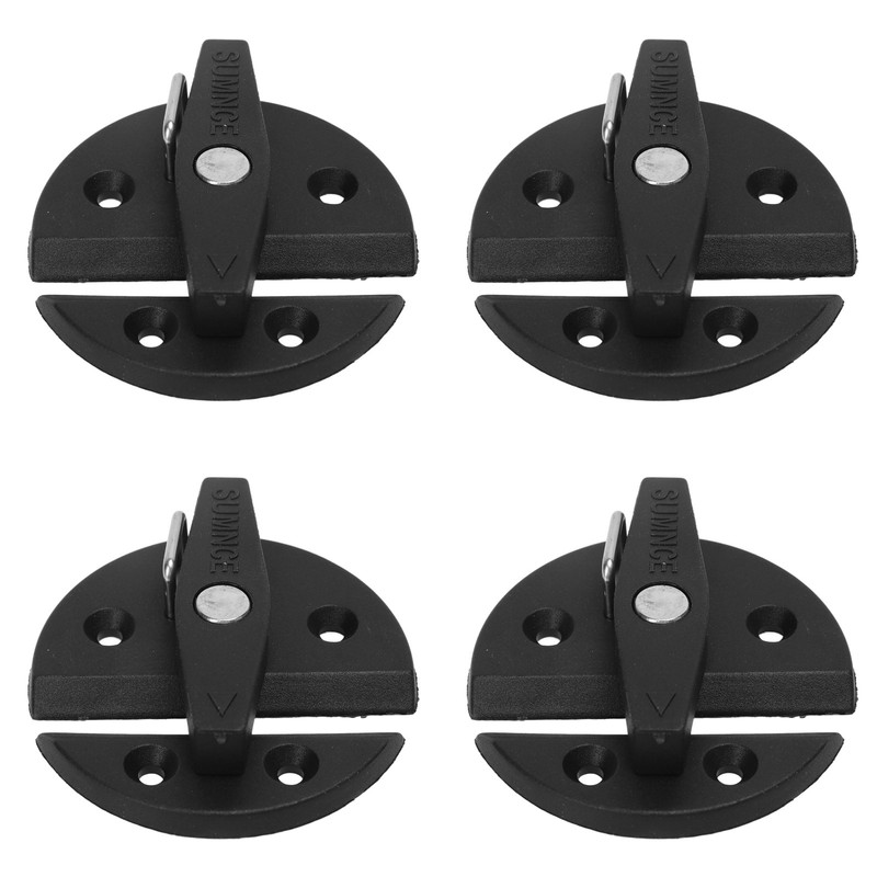 4 Sets Boat Cabinet Twist Latch Reinforced Nylon 59mm Round