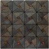 DICOFUN 1 Sheet Rustic Slate Look Peel and Stick Backsplash