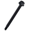 #14 x 2-1/2" Black Hex Washer Head Self Drilling Screws