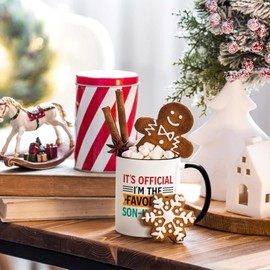 Maustic Son in Law Gifts, Son in Law Gifts from Mother in Law Father in Law, Christmas Birthday Father's Day Gifts for Son in Law, Son in Law Mug, Favorite Son in Law, 11Oz