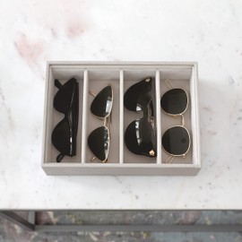 Stackers Putty Croc Textured Classic Medium Jewellery Box Sunglasses Layer