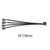 4 Pin Molex to 4 x 3-Pin / 4-Pin PWM
