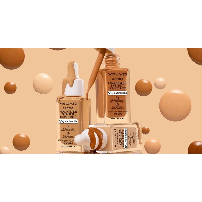 Wet n Wild Base de Maquillaje Serum Bare Focus Niacinamide