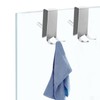 kingsea Pack of 2 Towel Hooks, No Drilling, Stainless Steel